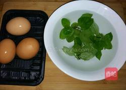 薄荷煎鸡蛋的做法图解2