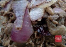 孜然圆葱羊肉的做法图解4