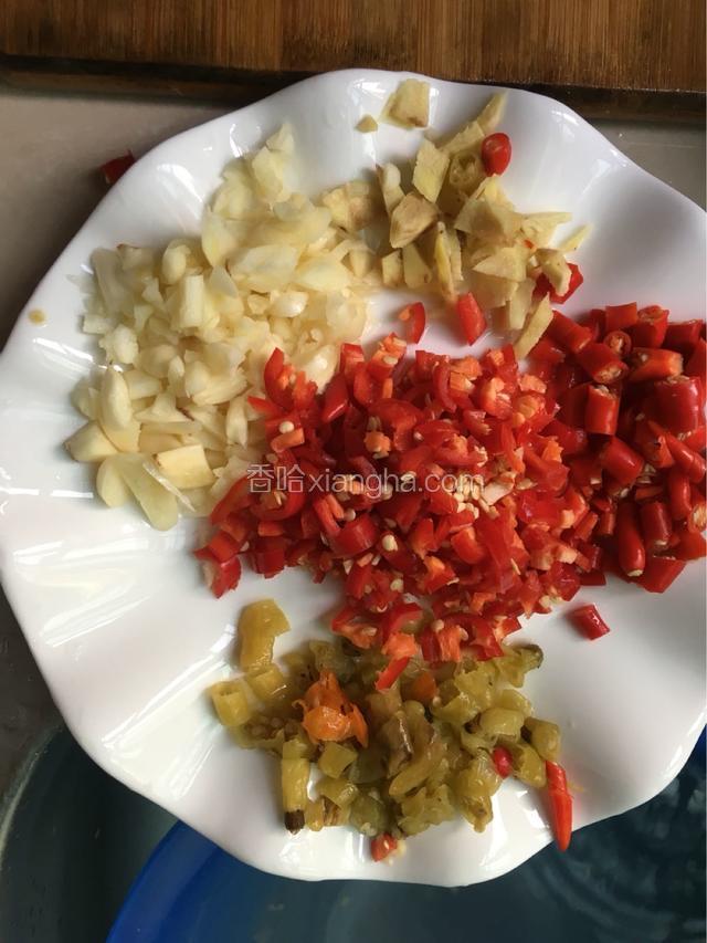 配料切好