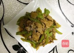 青椒炒肉片的做法图解7