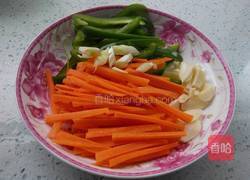 青椒炒豆干的做法图解2