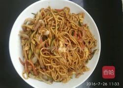 炒面的做法图解4