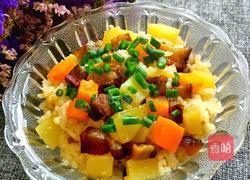 腊肉土豆焖大米饭的做法图解10