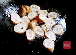 臭干子烧肥肠的做法图解4