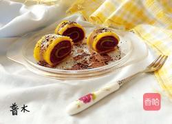紫薯蛋卷的做法图解12