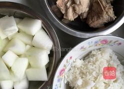 排骨冬瓜粥(剩米饭版)的做法图解3