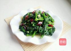 炝炒木耳菜( 豆腐菜 )的做法图解7
