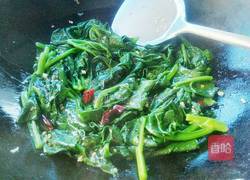 炝炒木耳菜（ 豆腐菜 ）的做法图解6