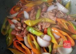 尖椒溜肥肠的做法图解4