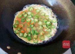 秋葵炒蛋的做法图解7