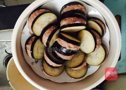 浇汁蒸茄盒的做法图解3