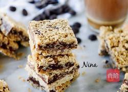 燕麦花生巧克力能量饼干的做法图解4