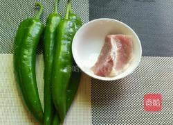 青椒肉丝的做法图解1