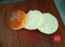 三层牛肉汉堡的做法图解1