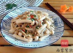 海鲜菇炒蛏肉的做法图解10