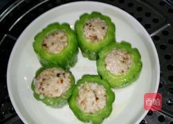 苦瓜镶猪肉的做法图解5