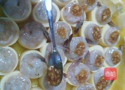 蒜香玉子豆腐蒸虾仁的做法图解9