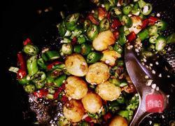 双椒黄金鹌鹑蛋的做法图解8