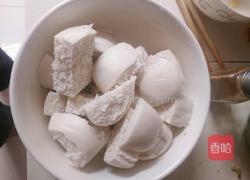 白菜炒馍块的做法图解4