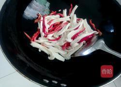 豇豆炒雪花菇的做法图解5