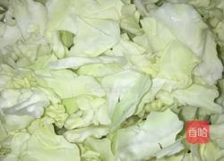 蚝油手撕包菜的做法图解1