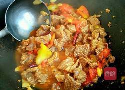 柿子炖牛腩的做法图解6