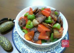 腊肠炒彩椒的做法图解6