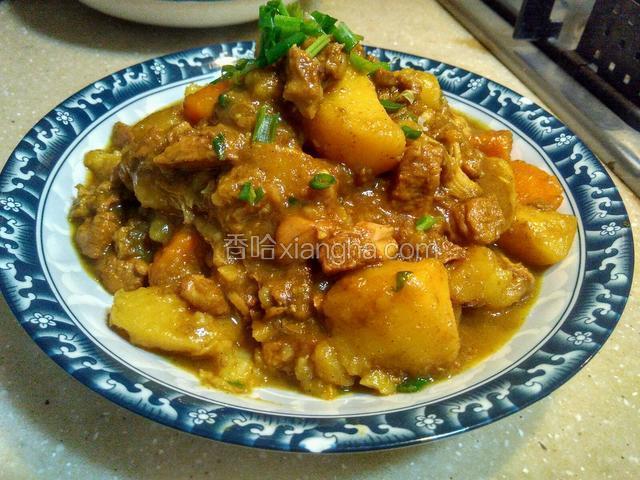 咖喱土豆炖鸡腿