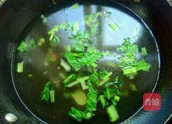 青菜面的做法图解4
