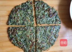 紫苏韭菜饼的做法图解4