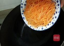 清炒胡萝卜的做法图解4
