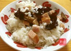 火腿菌菇焖饭的做法图解13