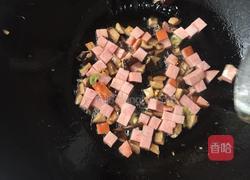 火腿菌菇焖饭的做法图解8