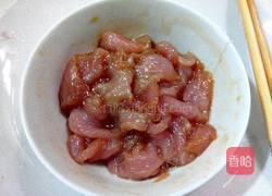 白瓜炒肉的做法图解3