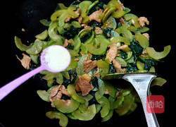 白瓜炒肉的做法图解8