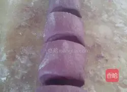 Illustration of how to make purple sweet potato buns 7