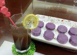 紫薯玫瑰豆沙月饼