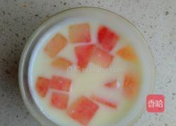 果肉布丁的做法图解4