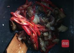 茭白炒腊肉的做法图解5