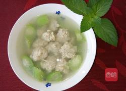 丝瓜丸子汤的做法图解11