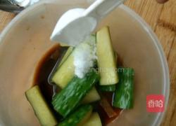 爽口咸黄瓜的做法图解5
