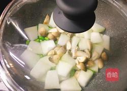 草菇毛豆炒冬瓜的做法图解4