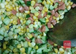 火腿炒玉米的做法图解5