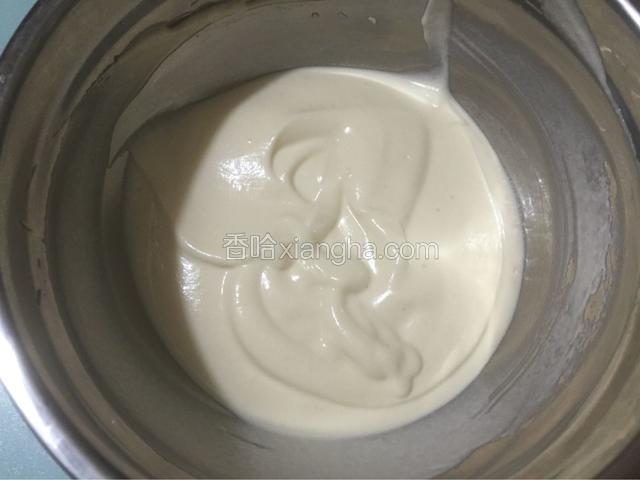 拌好的蛋糕糊
