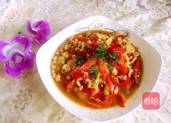 酱炒红椒鸡蛋的做法图解11