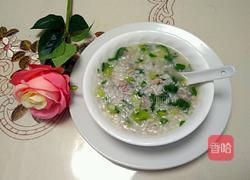 青菜瘦肉粥的做法图解6