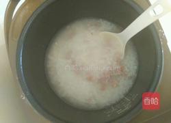 青菜瘦肉粥的做法图解4