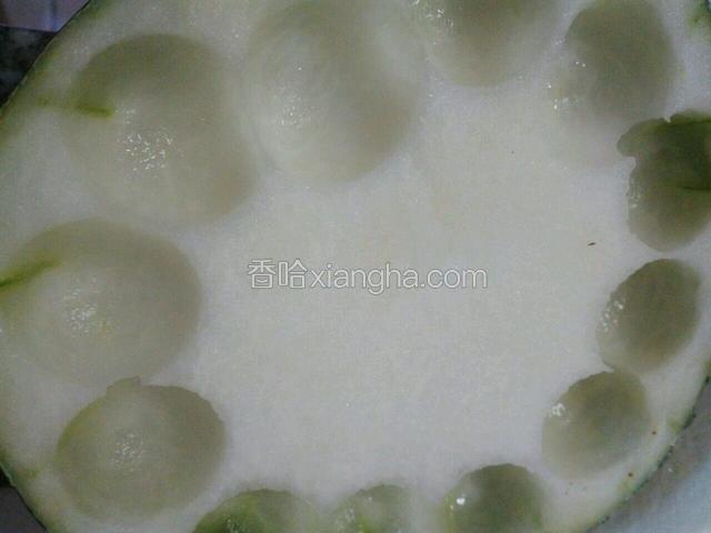 冬瓜用专用挖球勺子，挖球