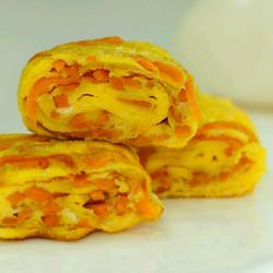 胡萝卜鸡蛋饼的做法[图]