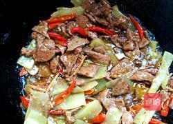 窝笋炒猪肝的做法图解8